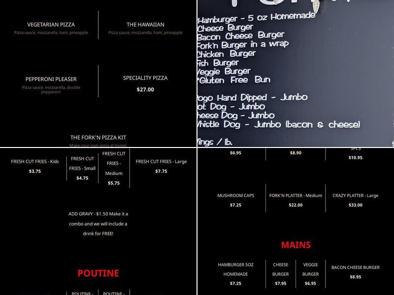 The Fork Menu