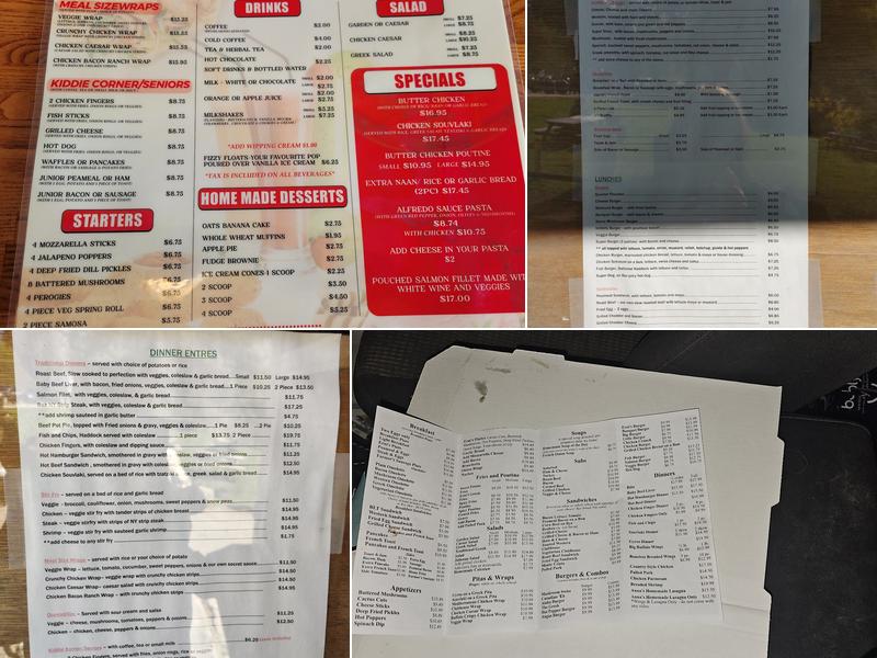 Belwood Super Snax Menu