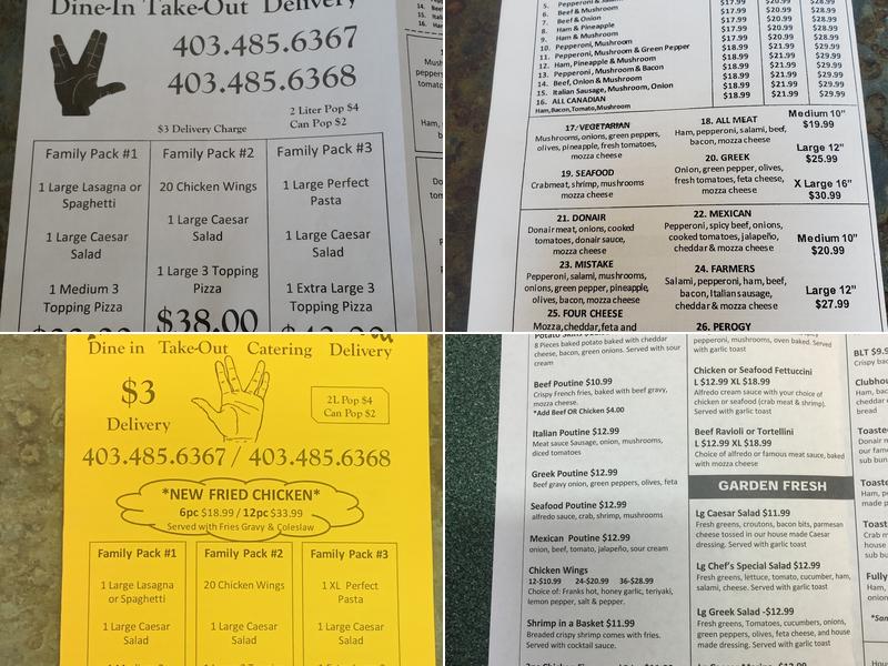 Mama's Pizza Vulcan Menu