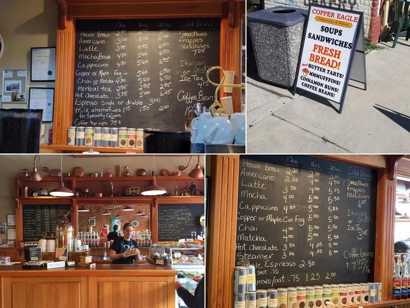 Copper Eagle Cappuccino & Bakery Ltd Menu