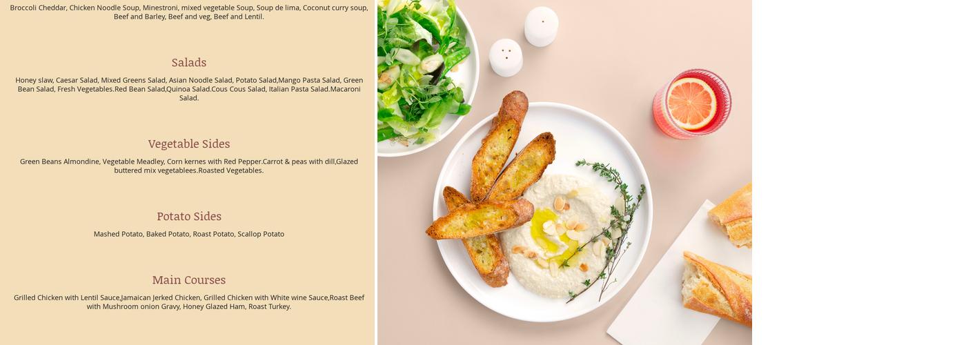 THE DELBURNE BISTRO Menu