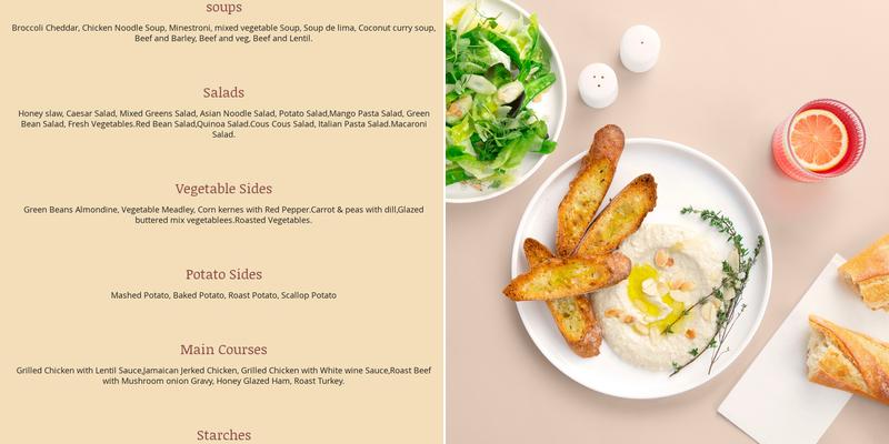 THE DELBURNE BISTRO Menu
