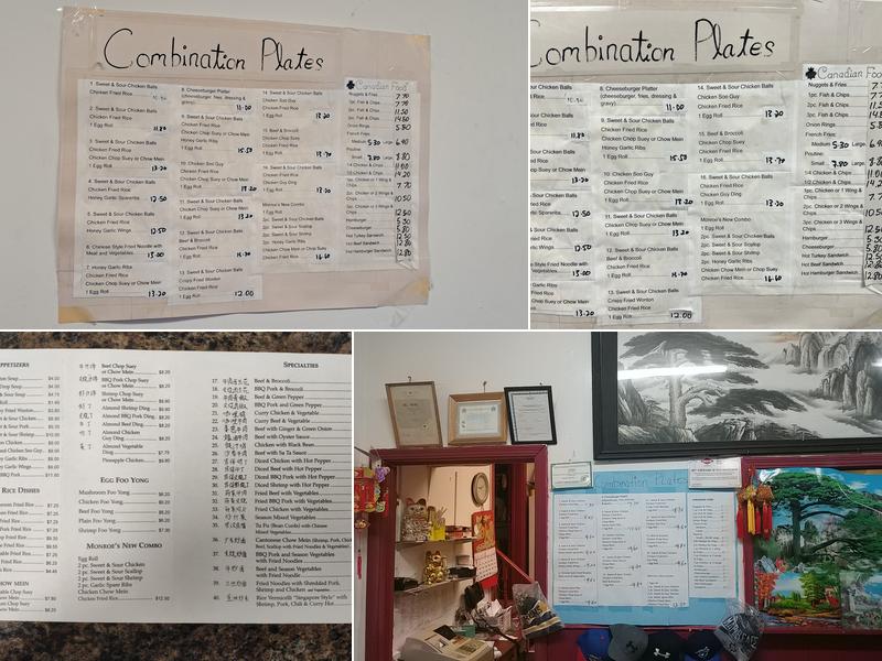 Monroe Take Out Menu