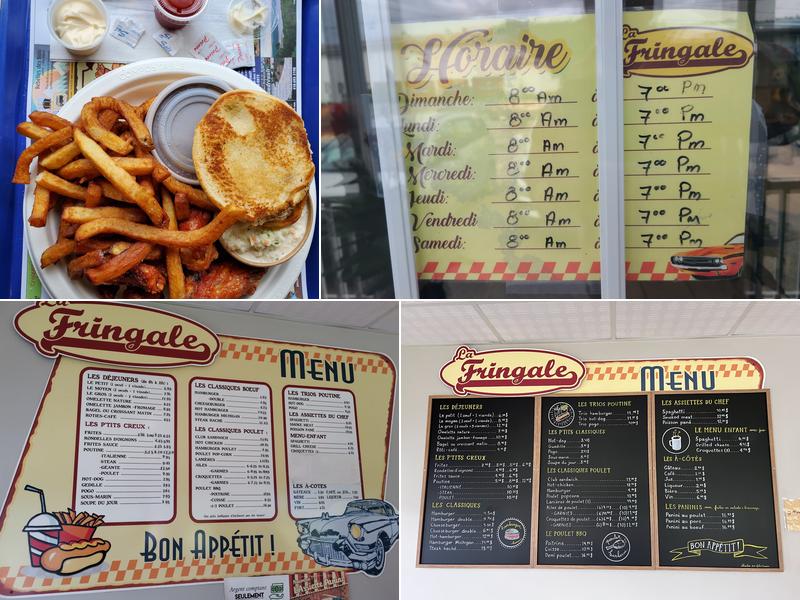 Restaurant La Fringale (Anse-St-Jean) Menu