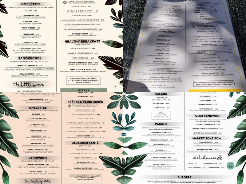 Restaurant La Fouine Menu