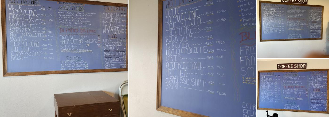 Holy Grounds Coffee Menu