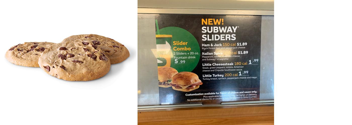 Subway Menu