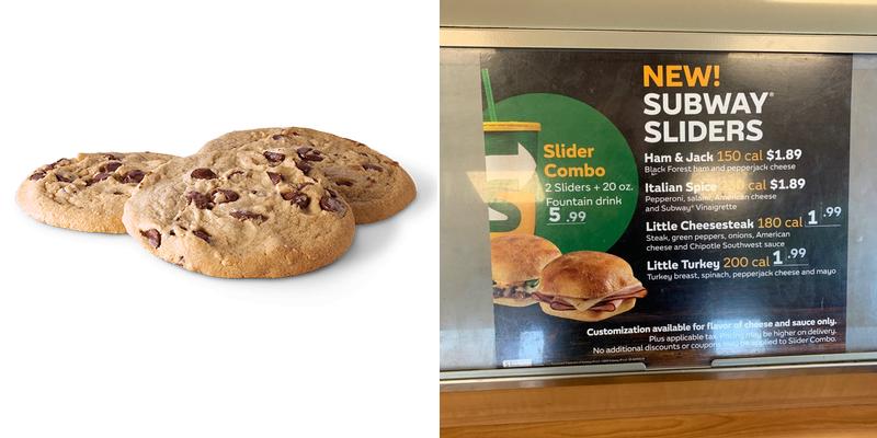 Subway Menu