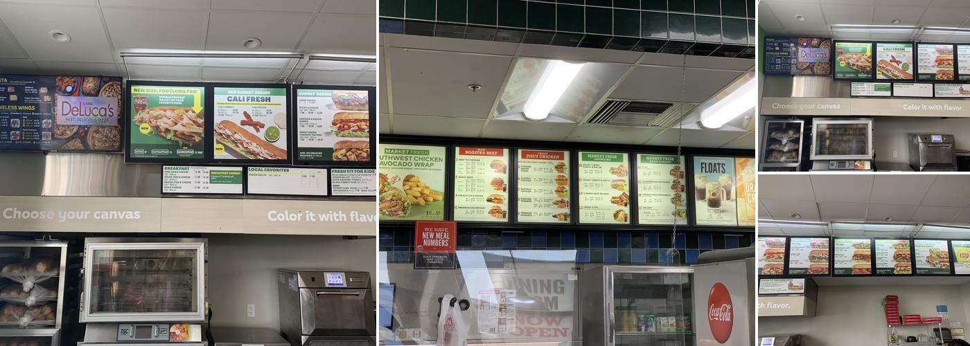 Subway Menu