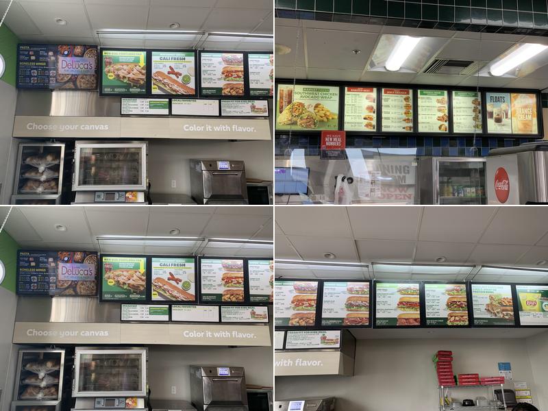 Subway Menu