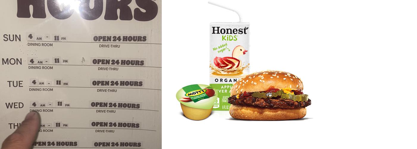 Burger King Menu