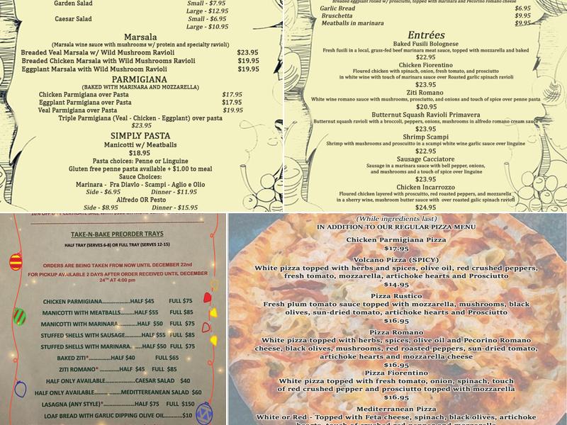 Cucina di Gerardo Menu