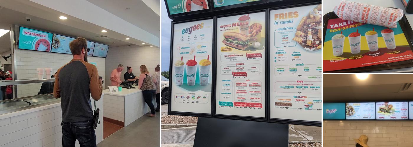 eegee's Menu