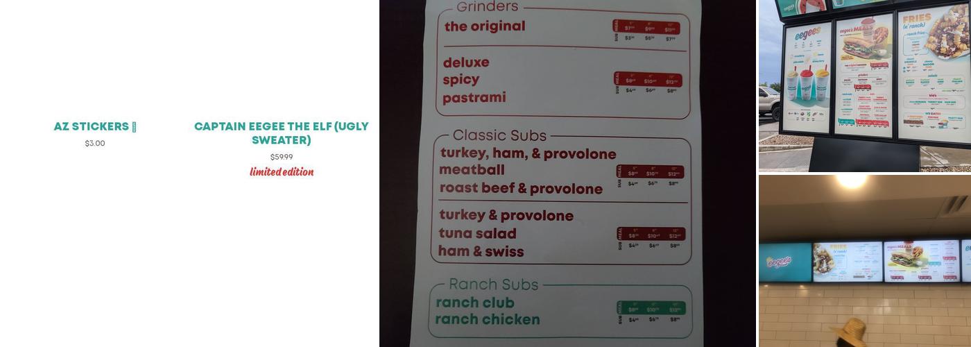 eegee's Menu
