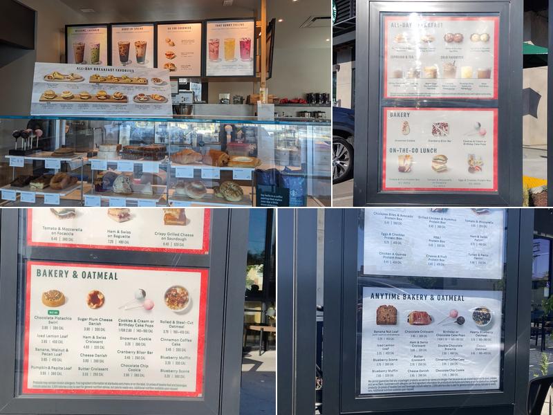 Starbucks Menu