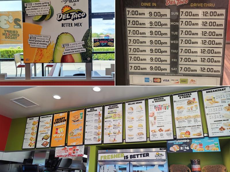 Del Taco Menu