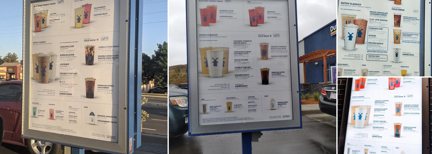 Dutch Bros Coffee Menu