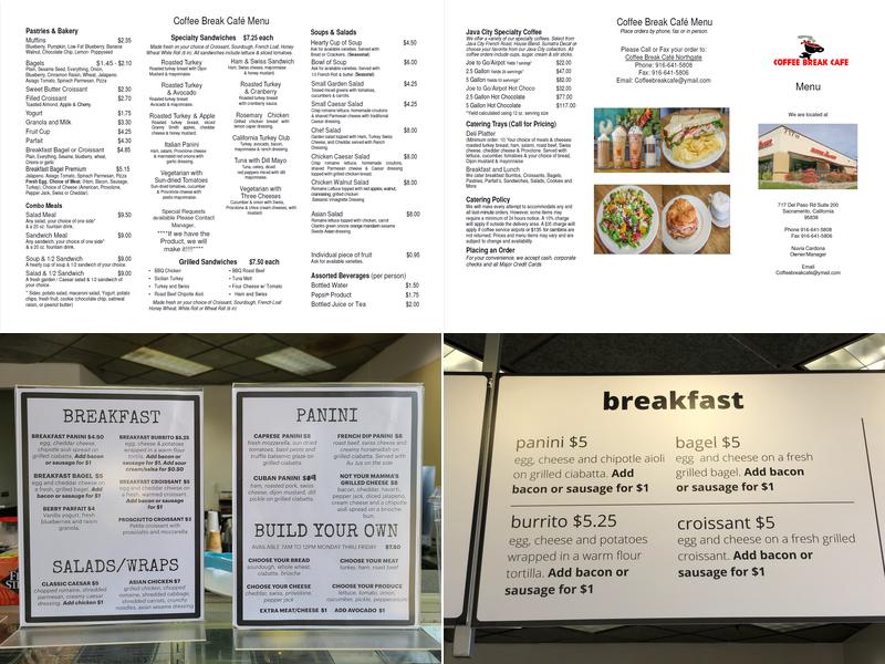 Beanheads Coffee Menu