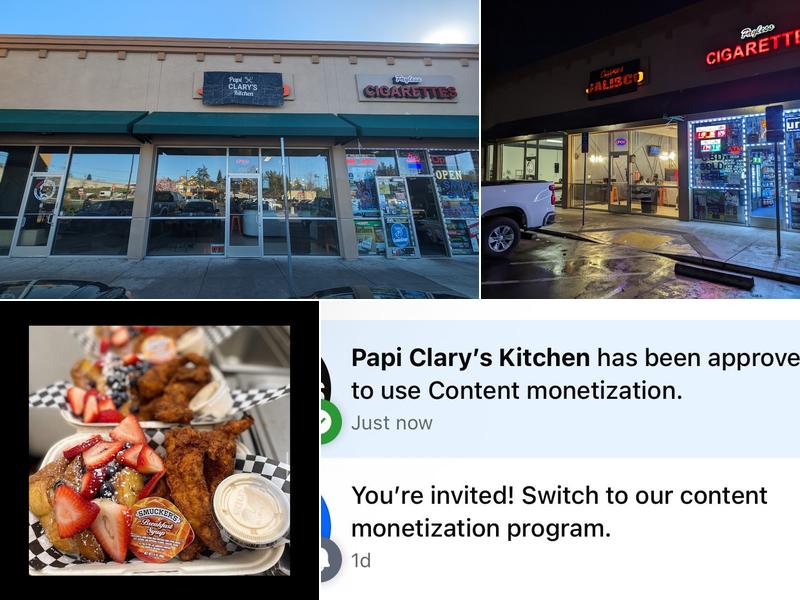 Papi Clary's Kitchen 2186 Solano Way, Concord