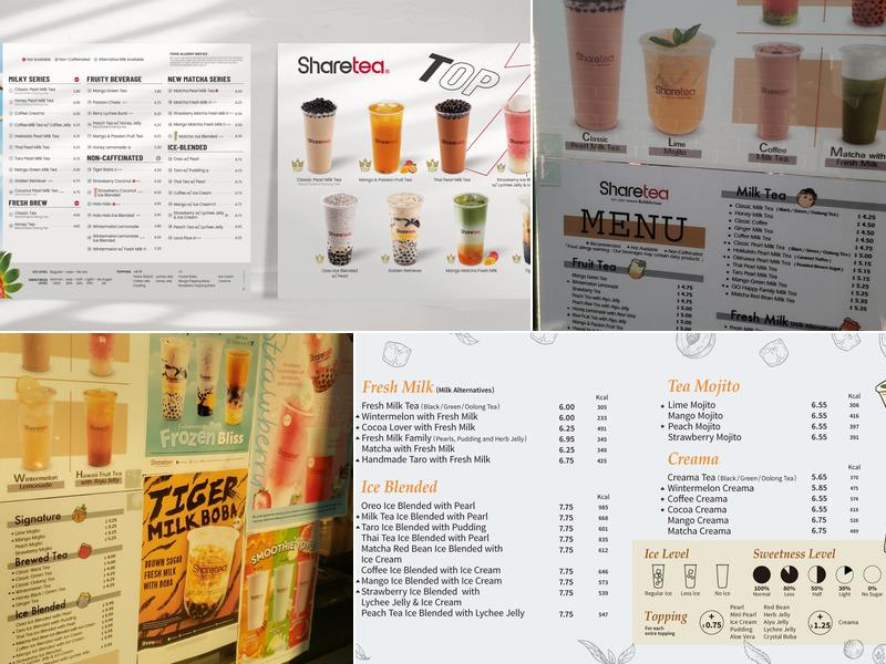 Sharetea Menu