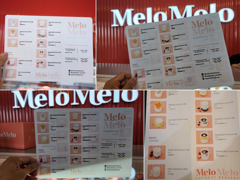 Melo Melo Coconut Dessert (Wholesale Only) Menu