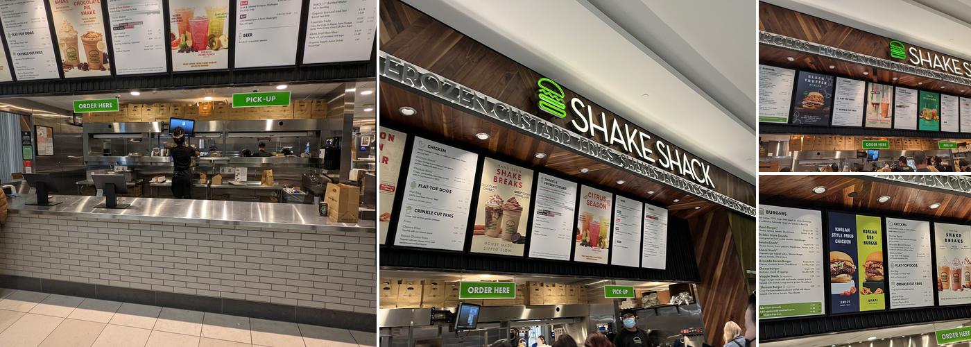 Shake Shack San Francisco Centre Menu