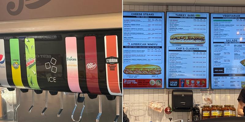 Capriotti's Sandwich Shop Menu