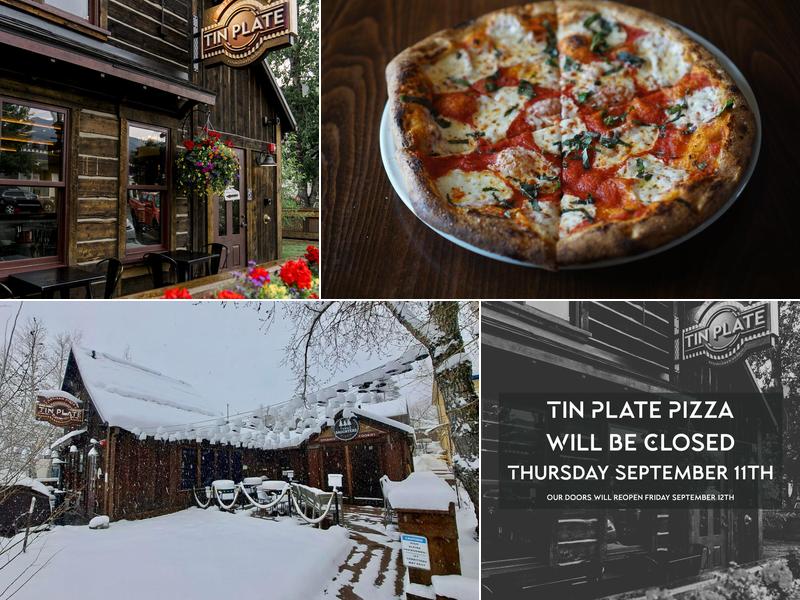 Tin Plate Pizza 110 S Ridge St, Breckenridge