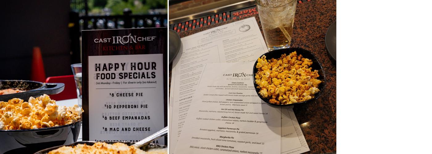 Cast Iron Chef Kitchen and Bar Menu