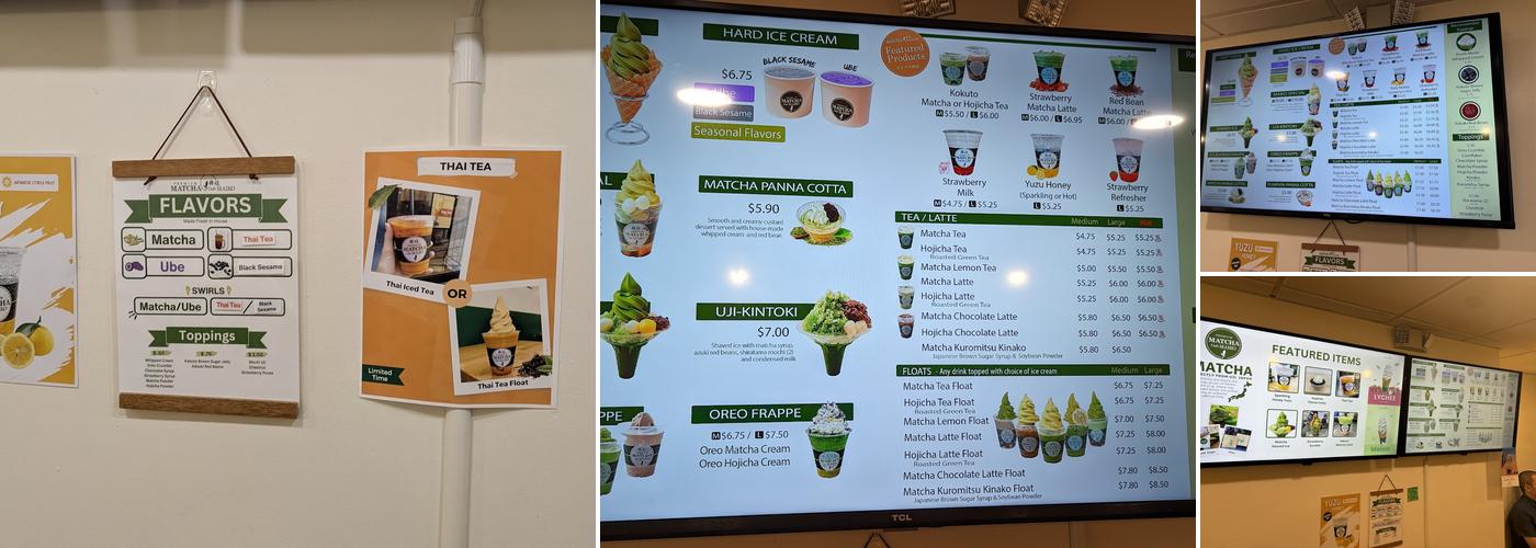 Matcha Cafe Maiko Menu