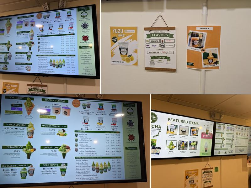 Matcha Cafe Maiko Menu