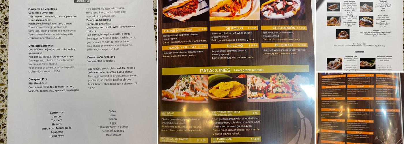 Paramo Café & Restaurant Menu