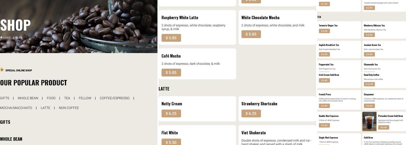 Cafe Blue In Buford Menu