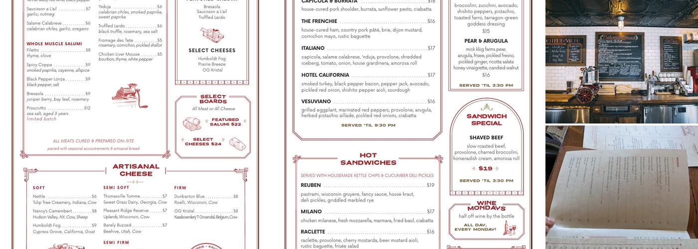 Lardon Menu