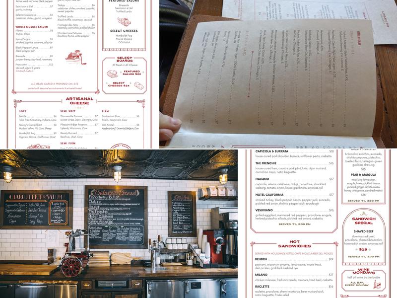Lardon Menu