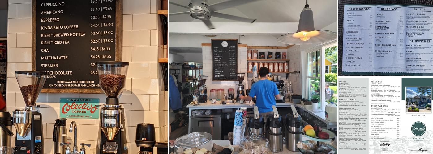 Bayside Coffee Menu