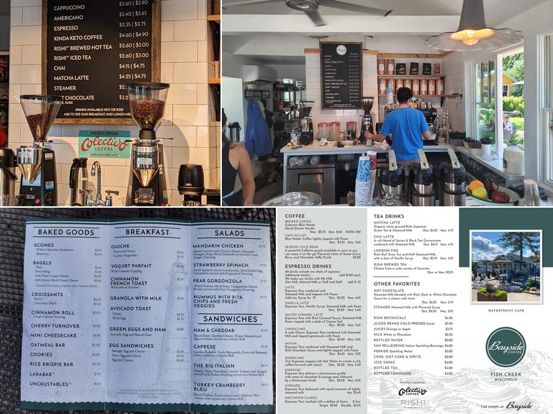 Bayside Coffee Menu