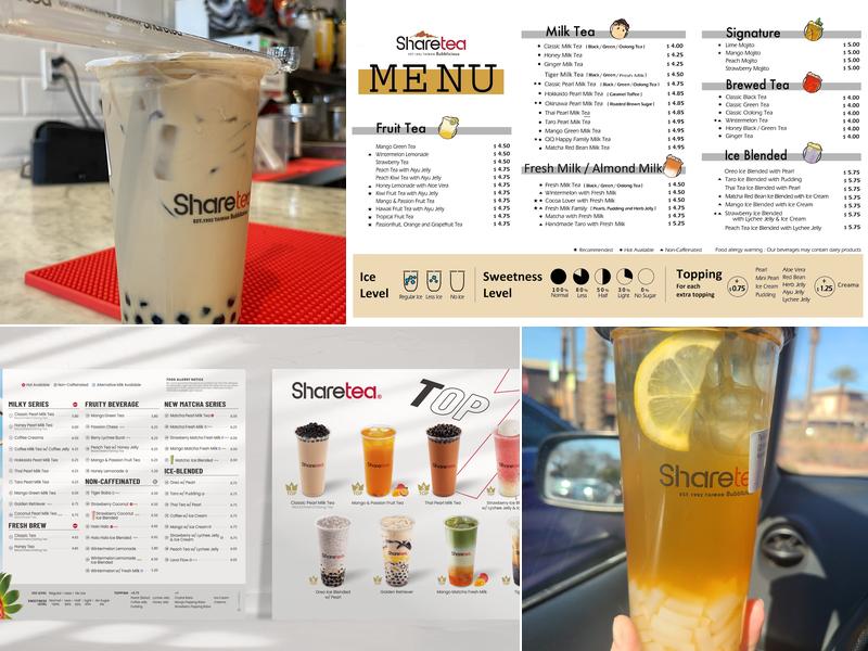 Sharetea Menu
