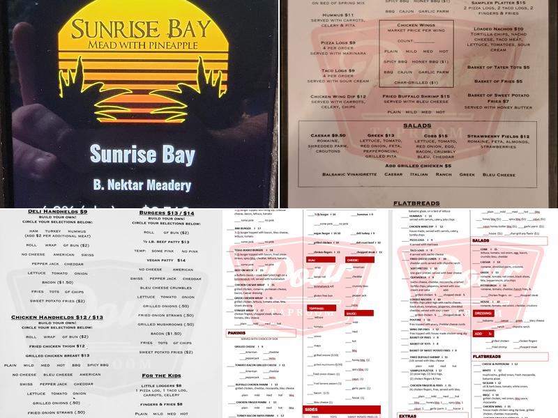 Pour Taproom Buffalo Menu