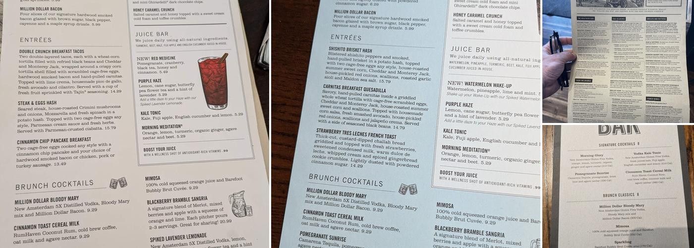 First Watch Menu