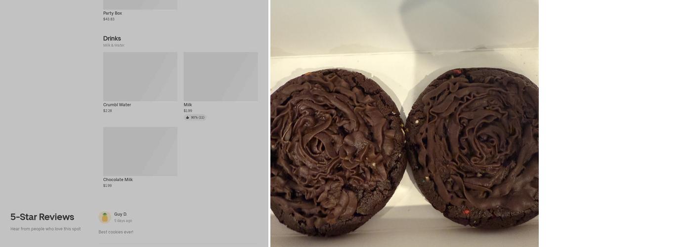 Crumbl - Brier Creek Menu