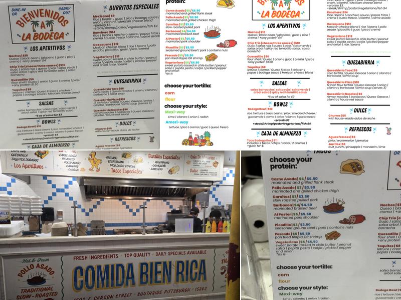 La Bodega Menu