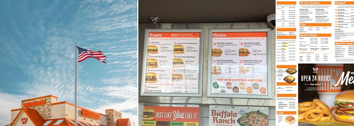 Whataburger Menu