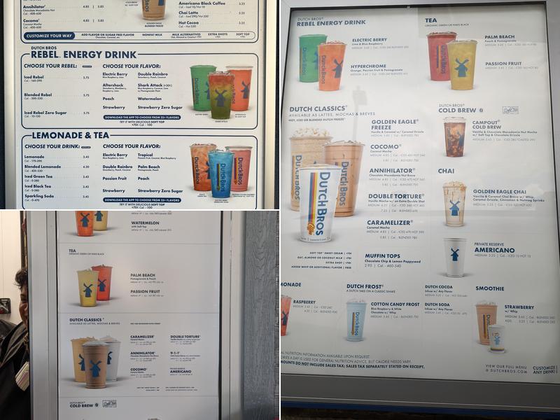 Dutch Bros Coffee Menu