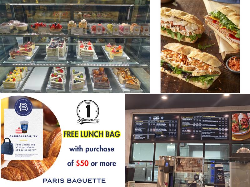 Paris Baguette Menu