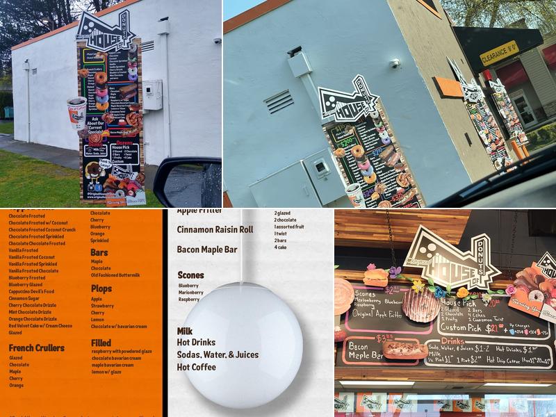 Original House of Donuts Lacey Menu