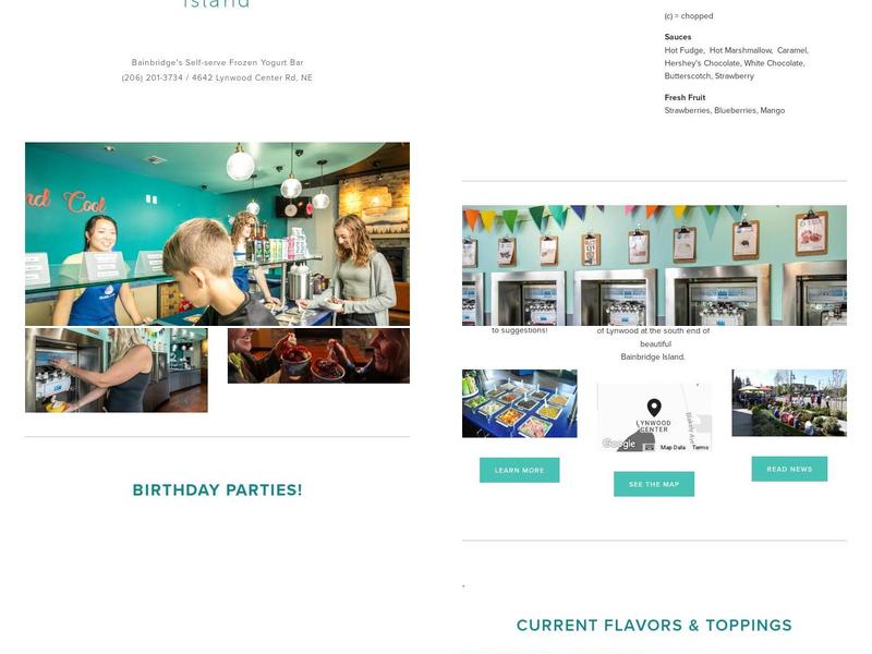 Island Cool Ice Cream Menu