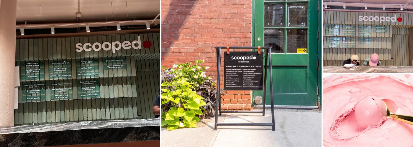 Scooped by Demetres (Distillery District) Menu