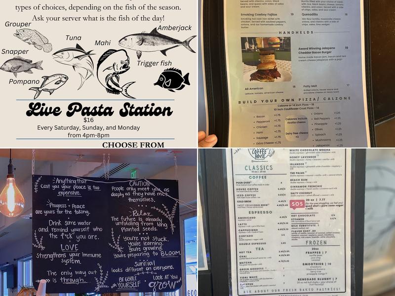 The Palms Coffeehouse Menu