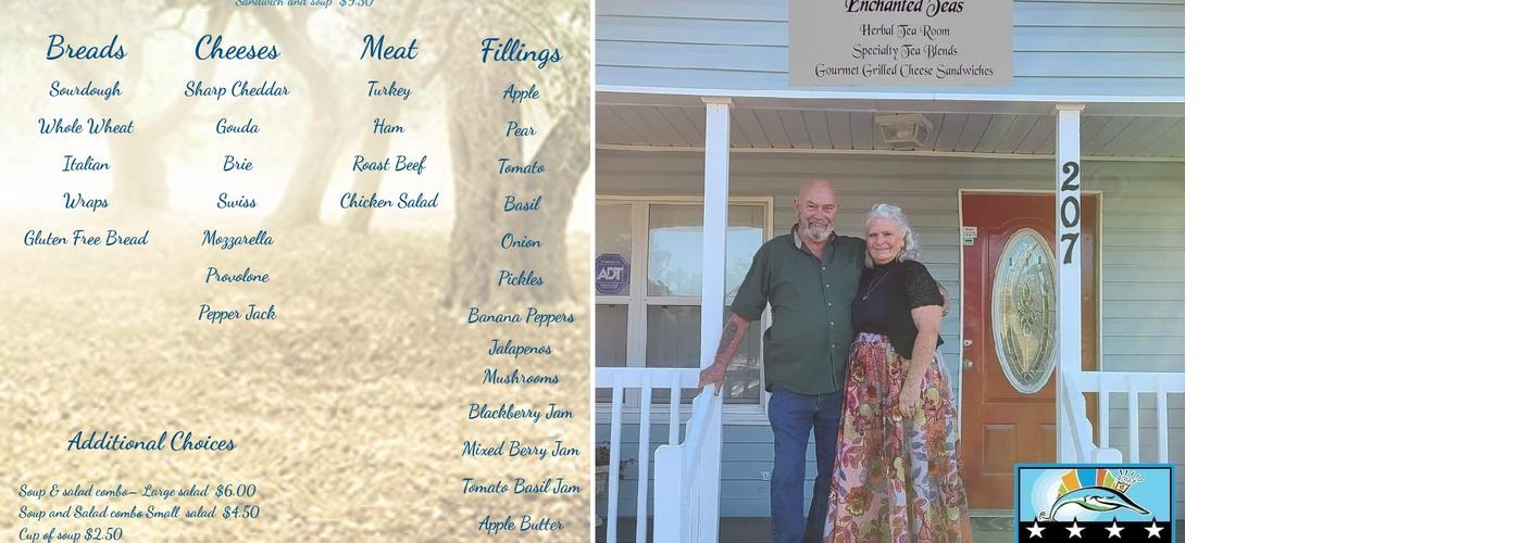 Celtic Cauldron and Enchanted Teas Menu